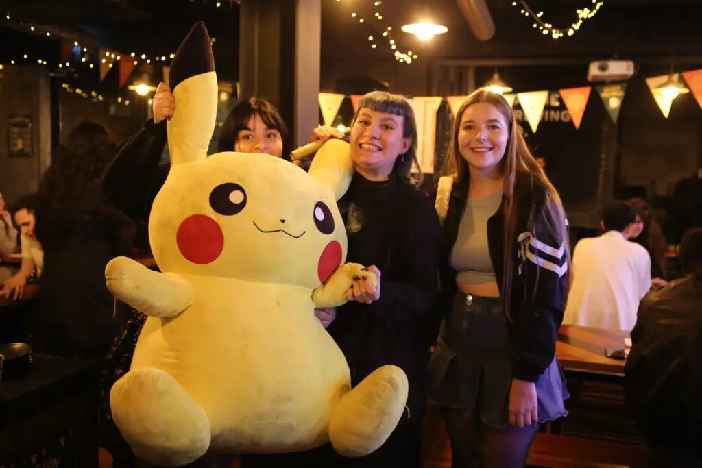 Friends enjoying a night out in Seoul