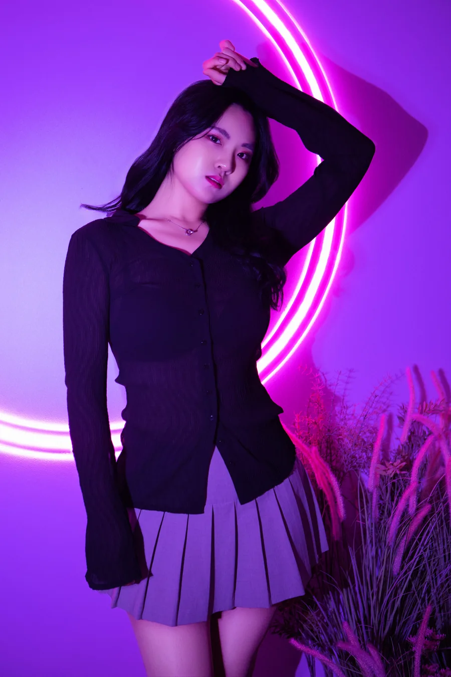Portrait of Yujin from Seoul Night Life